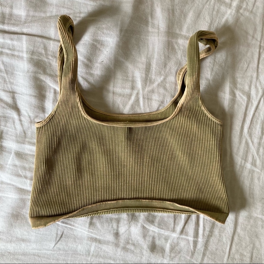 FREE PEOPLE happiness runs square neck crop